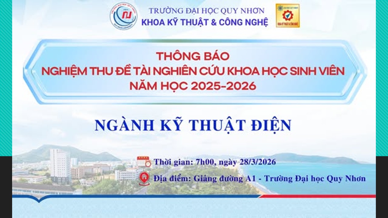 Announcement: evaluation of student scientific research projects for the 2025–2026 academic year – electrical engineering